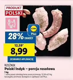 Lidl Porcja rosołowa z indyka Rzeźnik codzienna dostawa oferta