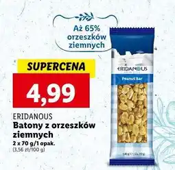 Lidl Batony z orzeszków ziemnych Eridanous oferta