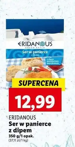 Lidl Ser w panierce z dipem Eridanous oferta