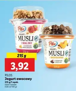 Lidl Jogurt musli i brzoskwinie Pilos oferta