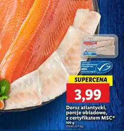 Lidl Dorsz atlantycki filet bez skóry Abramczyk oferta
