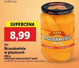 Lidl Brzoskwinie połówki w lekkim syropie M&k oferta