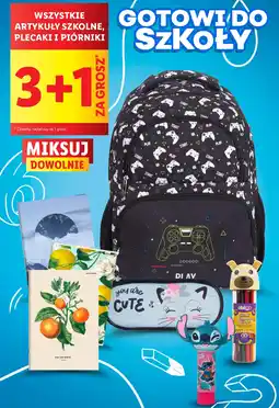 Lidl WSZYSTKIE ARTYKUŁY SZKOLNE, PLECAKI I PIÓRNIKI oferta