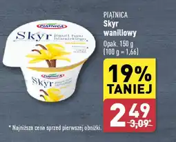 ALDI PIĄTNICA Skyr waniliowy 150 g oferta