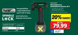 Lidl PARKSIDE Akumulatorowa miniszlifierka kątowa 20 V oferta