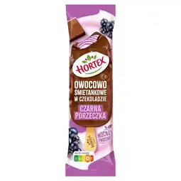 Makro Hortex Lody owocowo śmietankowe w czekoladzie czarna porzeczka 120 ml oferta