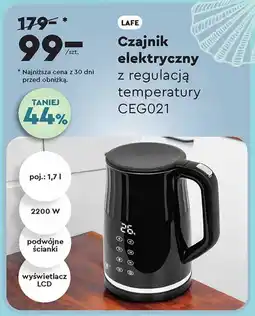 Biedronka Czajnik elektryczny Lafe oferta