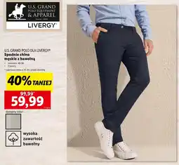 Lidl Spodnie męskie Livergy oferta
