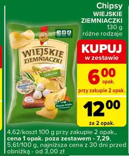 Carrefour Express Chipsy Wiejskie ziemniaczki oferta