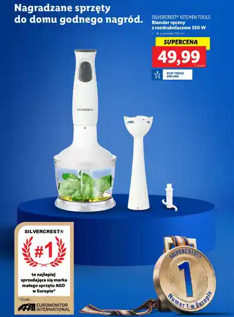 Lidl SILVERCREST KITCHEN TOOLS Blender ręczny z rozdrabniaczem 350 W oferta