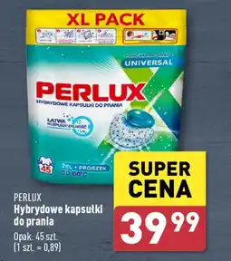 ALDI PERLUX Hybrydowe kapsułki do prania 45 szt. oferta