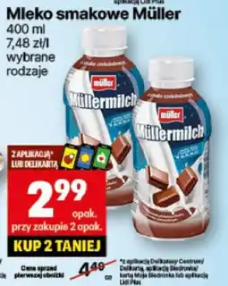 Delikatesy Centrum Mleko smakowe Muller oferta