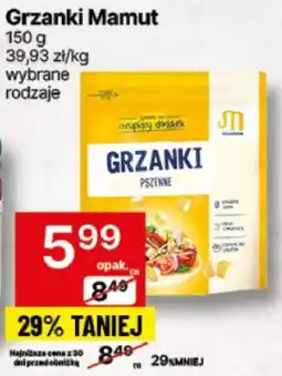 Delikatesy Centrum Grzanki Mamut oferta