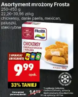 Delikatesy Centrum Asortyment mrożony Frosta oferta