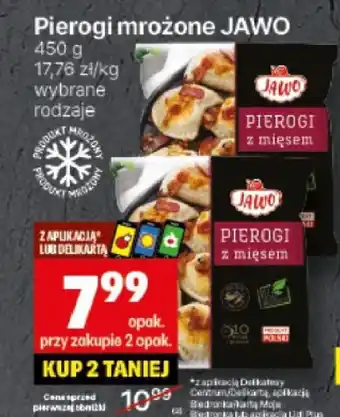 Delikatesy Centrum Pierogi mrożone JAWO oferta