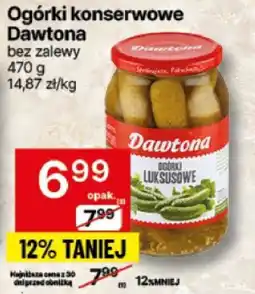 Delikatesy Centrum Ogórki konserwowe Dawtona oferta