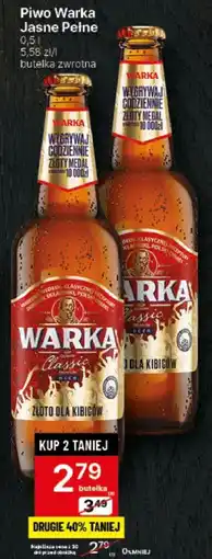 Delikatesy Centrum Piwo Warka Jasne Pełne oferta