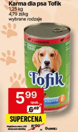 Delikatesy Centrum Karma dla psa Tofik oferta