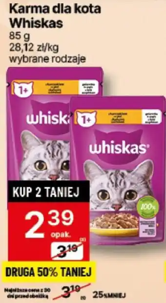 Delikatesy Centrum Karma dla kota Whiskas oferta