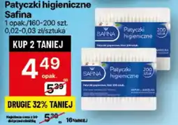 Delikatesy Centrum Patyczki higieniczne Safina oferta
