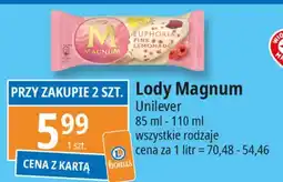 E.Leclerc Lód pink lemonade Algida magnum oferta