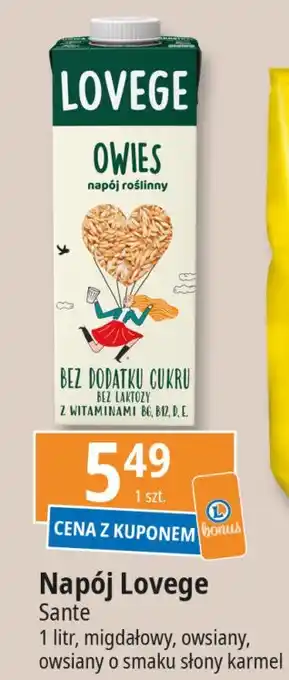 E.Leclerc Napój barista owsiany słony karmel Lovege oferta