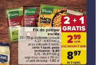 Carrefour Spaghetti bolognese Knorr fix oferta