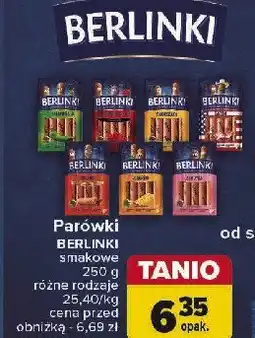 Carrefour Parówki machos Morliny berlinki oferta
