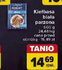 Carrefour Kiełbasa biała parzona Morliny oferta