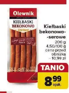 Carrefour Kiełbaski bekonowo-serowe Olewnik oferta