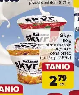 Carrefour Jogurt truskawkowy Bakoma skyr oferta