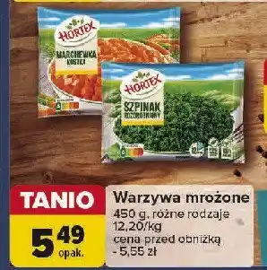 Carrefour Szpinak rozdrobniony Hortex oferta