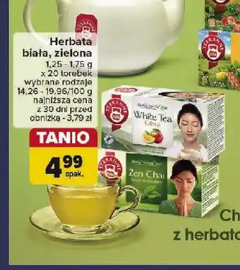 Carrefour Herbata white citrus Teekanne world special teas oferta