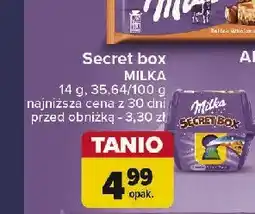 Carrefour Czekoladki Milka secret box oferta