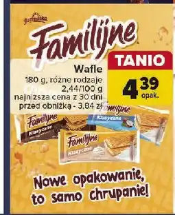 Carrefour Wafle kokosowe Jutrzenka familijne oferta