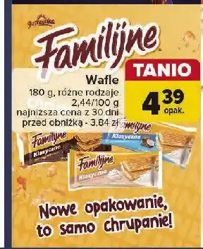 Carrefour Wafle kokosowe Jutrzenka familijne oferta