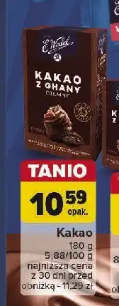 Carrefour Kakao ciemne z ghany E. wedel kakao oferta