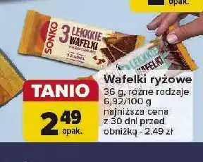 Carrefour Wafelki z owsem Sonko lekkkie wafelki oferta