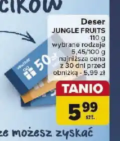 Carrefour Mus dla dzieci jungle fruits Gerber junior oferta