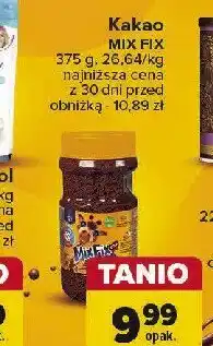 Carrefour Kakao rozpuszczalne Kruger mix fix oferta