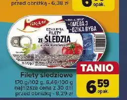 Carrefour Filety śledziowe w sosie pomidorowym Graal oferta