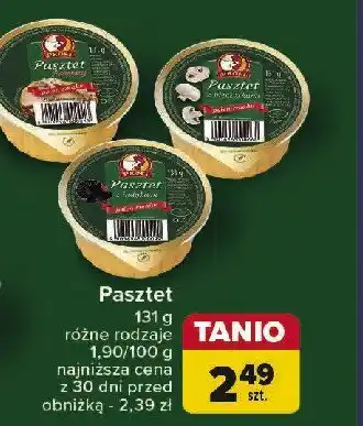 Carrefour Pasztet z drobiem i pieczarkami Profi wielkopolski oferta