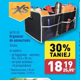 ALDI AUTO XS Organizer do samochodu oferta