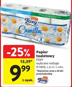 Intermarche Papier toaletowy FOXY 8 rolek oferta