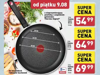 ALDI TEFAL Patelnia Inicio 28 cm oferta