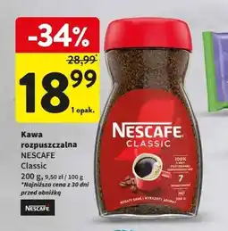 Intermarche Kawa rozpuszczalna NESCAFE Classic 200 g oferta