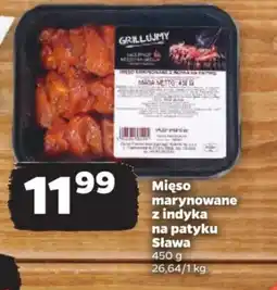 Netto Mięso marynowane z indyka na patyku Sława 450 g oferta