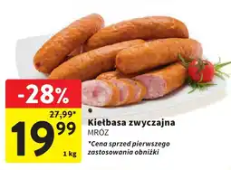 Intermarche Kiełbasa zwyczajna MRÓZ oferta