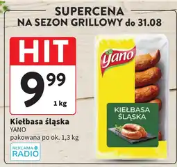 Intermarche Kiełbasa śląska YANO 1 kg oferta