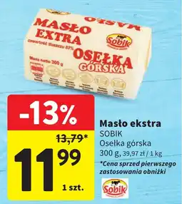 Masło ekstra SOBIK Osełka górska 300 g